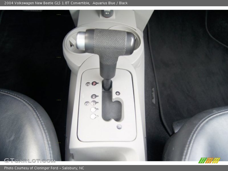Aquarius Blue / Black 2004 Volkswagen New Beetle GLS 1.8T Convertible