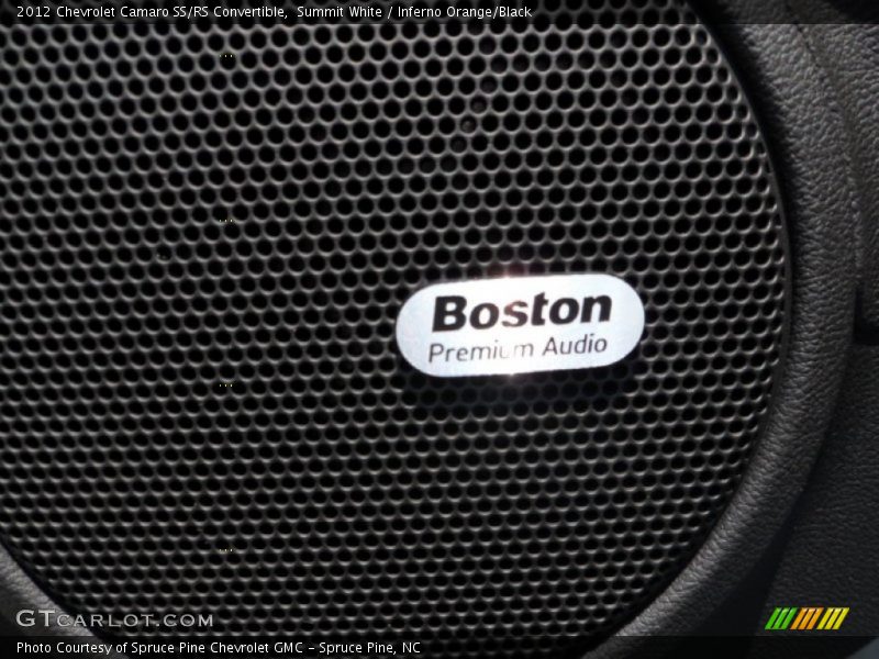 Audio System of 2012 Camaro SS/RS Convertible