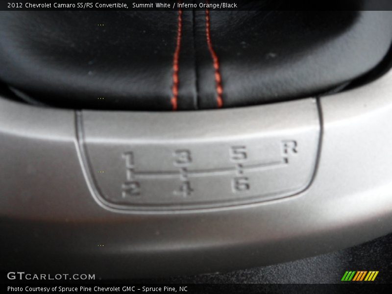  2012 Camaro SS/RS Convertible 6 Speed Manual Shifter