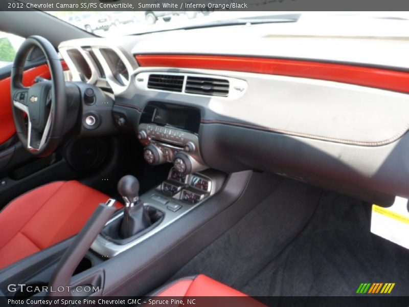 Dashboard of 2012 Camaro SS/RS Convertible