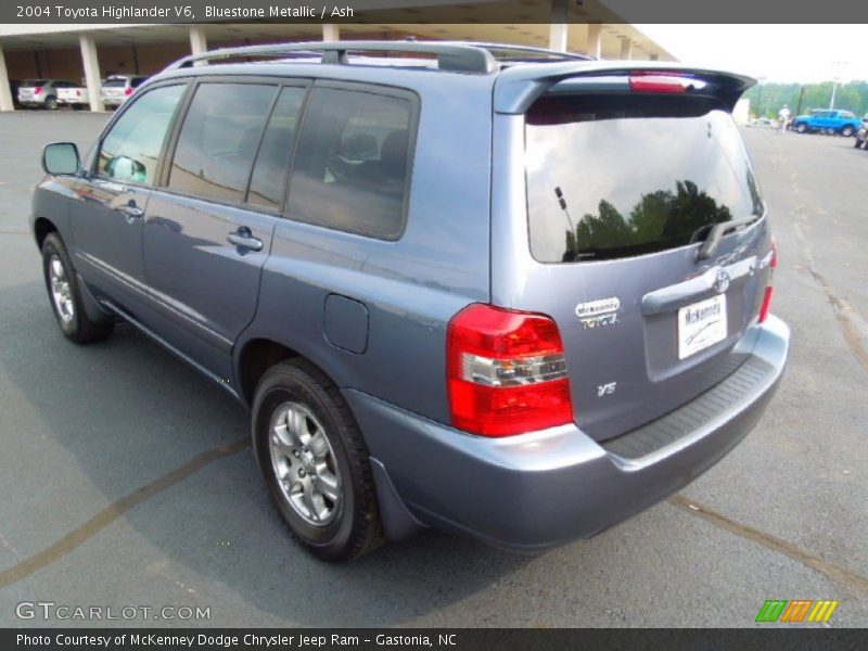 Bluestone Metallic / Ash 2004 Toyota Highlander V6