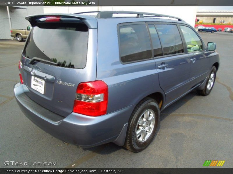 Bluestone Metallic / Ash 2004 Toyota Highlander V6