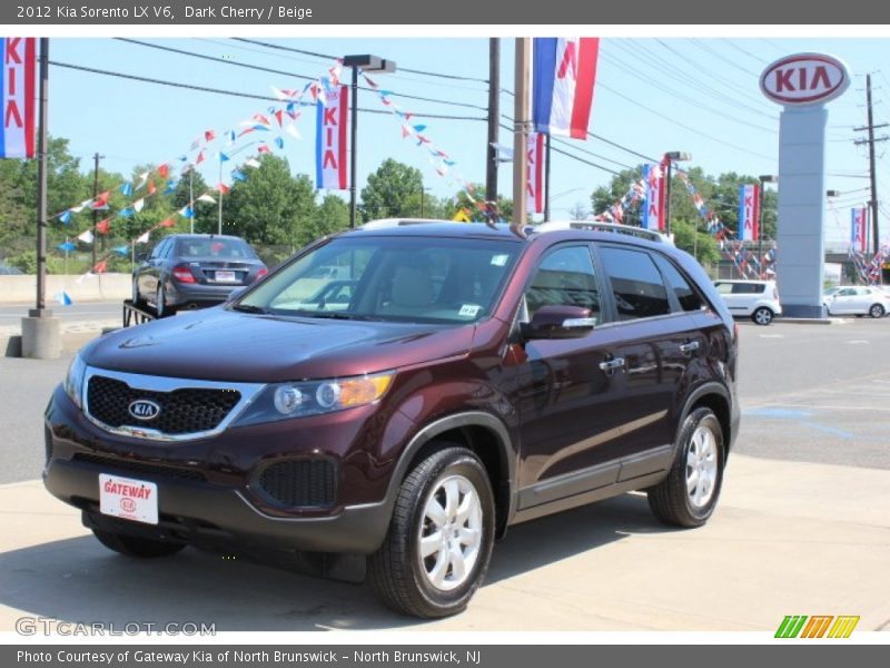 Dark Cherry / Beige 2012 Kia Sorento LX V6