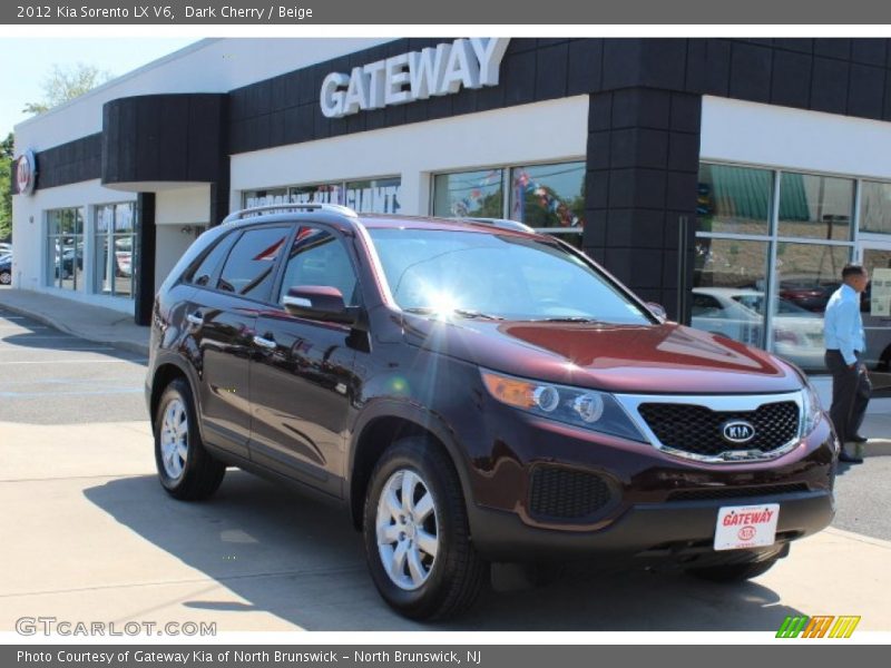 Dark Cherry / Beige 2012 Kia Sorento LX V6