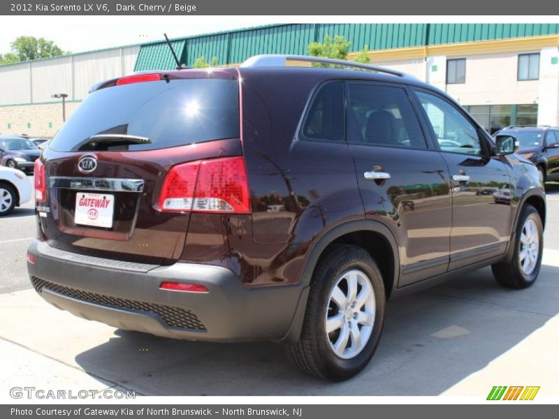 Dark Cherry / Beige 2012 Kia Sorento LX V6