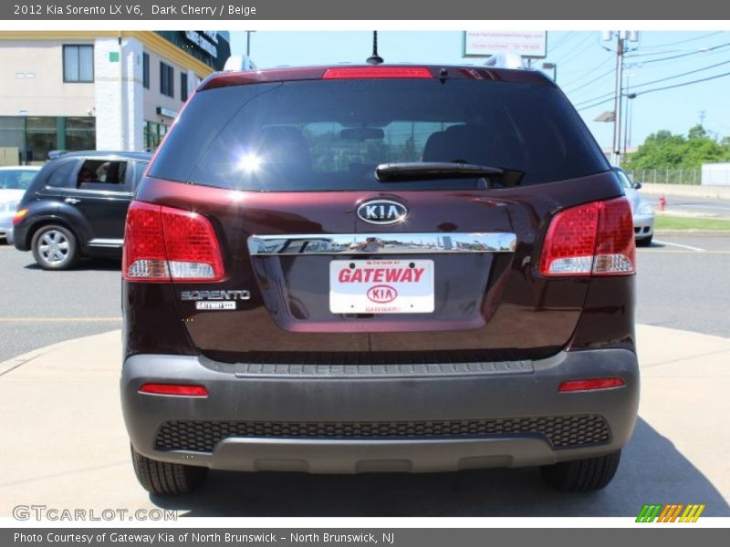Dark Cherry / Beige 2012 Kia Sorento LX V6