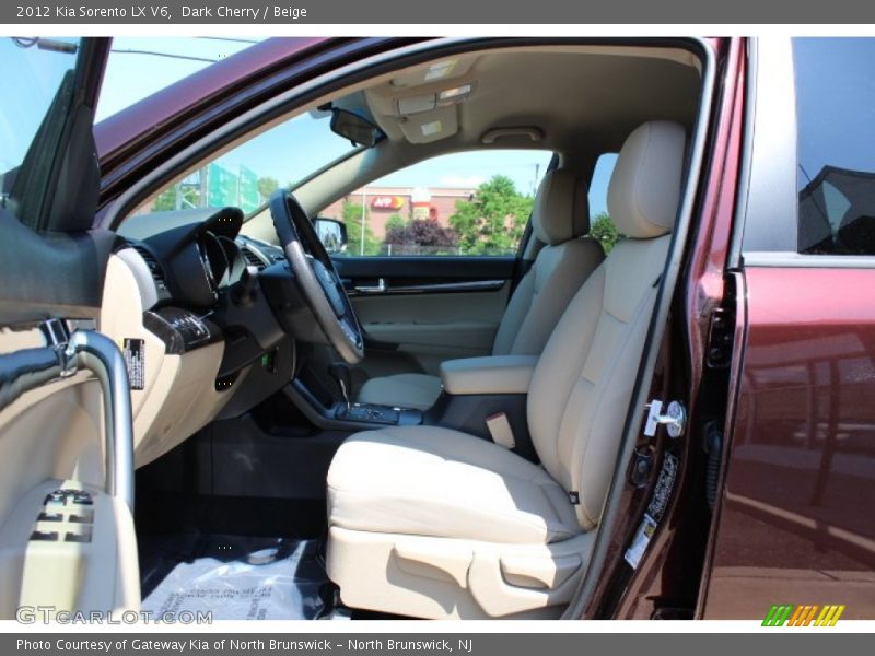 Dark Cherry / Beige 2012 Kia Sorento LX V6