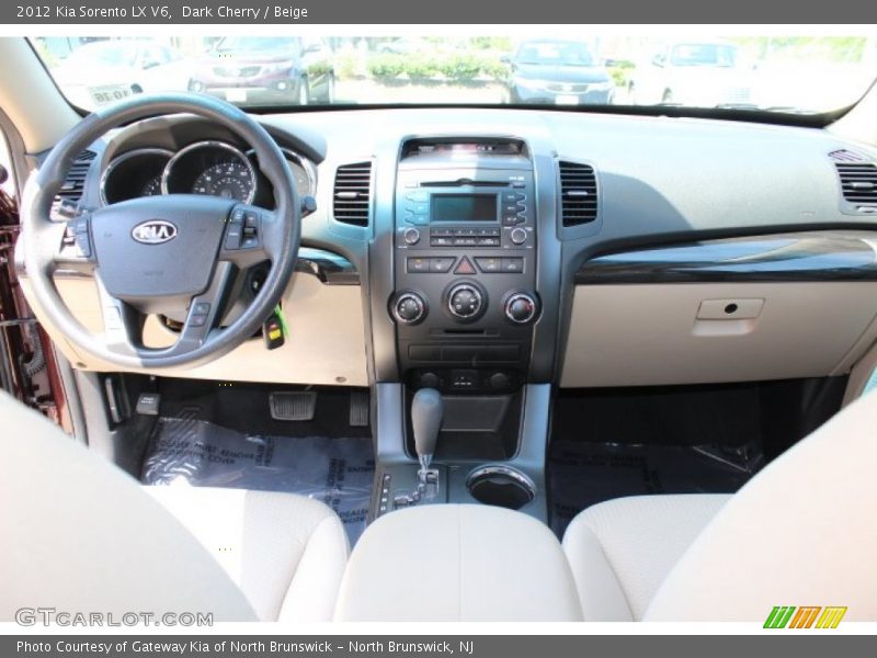 Dark Cherry / Beige 2012 Kia Sorento LX V6