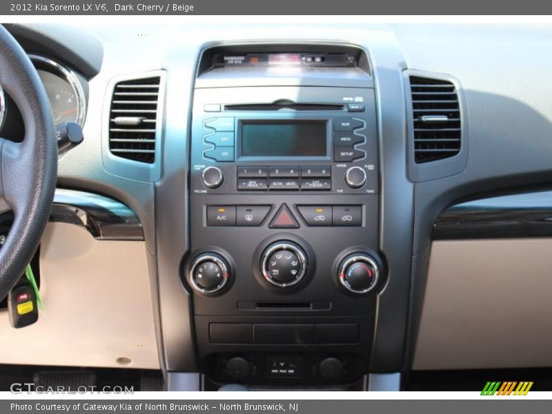 Dark Cherry / Beige 2012 Kia Sorento LX V6
