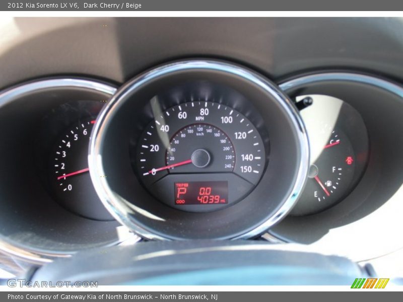 Dark Cherry / Beige 2012 Kia Sorento LX V6