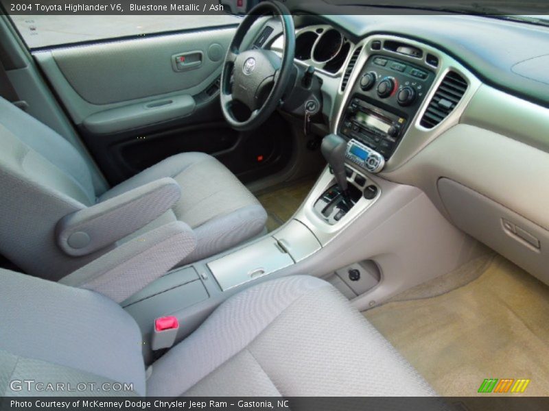 Bluestone Metallic / Ash 2004 Toyota Highlander V6