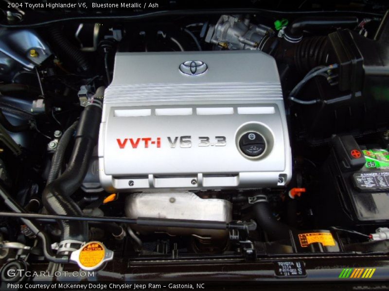  2004 Highlander V6 Engine - 3.3 Liter DOHC 24-Valve VVT-i V6