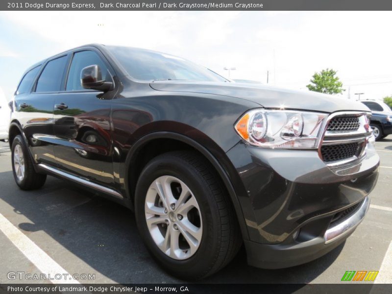 Dark Charcoal Pearl / Dark Graystone/Medium Graystone 2011 Dodge Durango Express