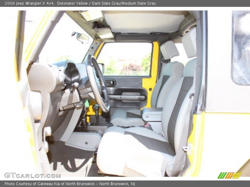 Detonator Yellow / Dark Slate Gray/Medium Slate Gray 2009 Jeep Wrangler X 4x4