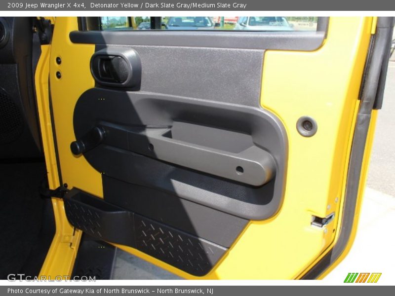 Detonator Yellow / Dark Slate Gray/Medium Slate Gray 2009 Jeep Wrangler X 4x4