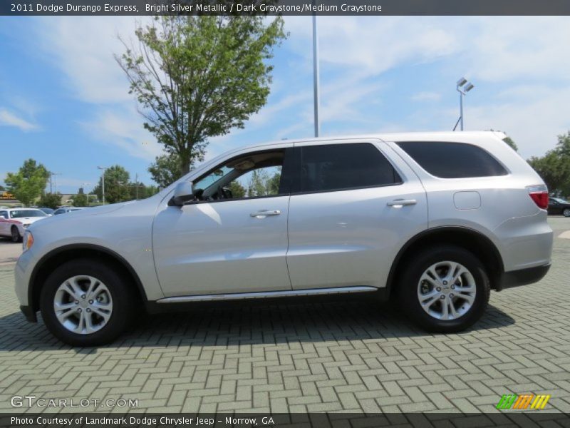 Bright Silver Metallic / Dark Graystone/Medium Graystone 2011 Dodge Durango Express
