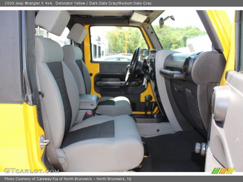 Detonator Yellow / Dark Slate Gray/Medium Slate Gray 2009 Jeep Wrangler X 4x4