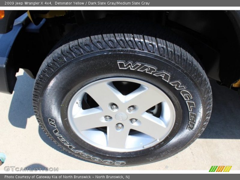Detonator Yellow / Dark Slate Gray/Medium Slate Gray 2009 Jeep Wrangler X 4x4
