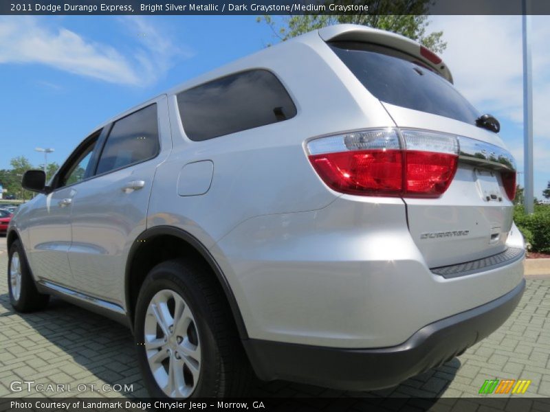 Bright Silver Metallic / Dark Graystone/Medium Graystone 2011 Dodge Durango Express