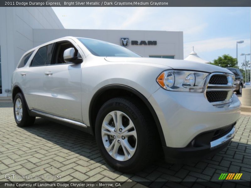 Bright Silver Metallic / Dark Graystone/Medium Graystone 2011 Dodge Durango Express