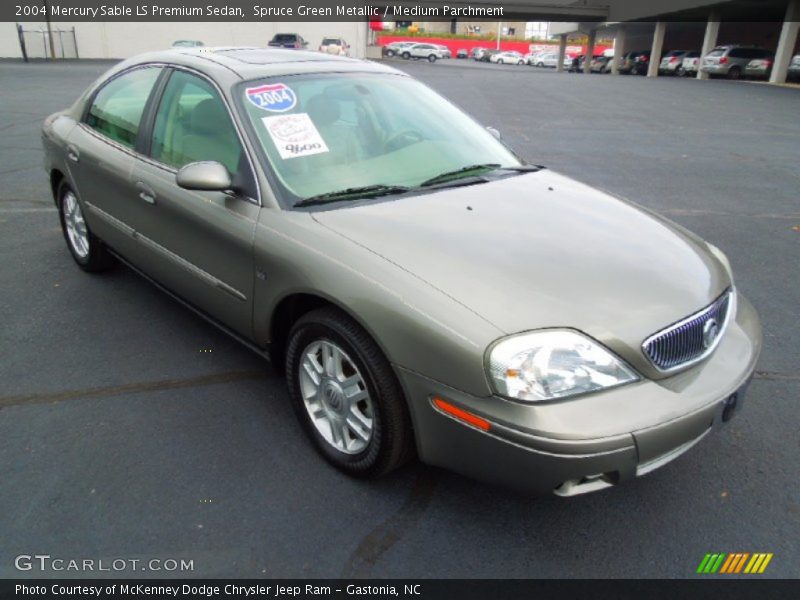 Spruce Green Metallic / Medium Parchment 2004 Mercury Sable LS Premium Sedan