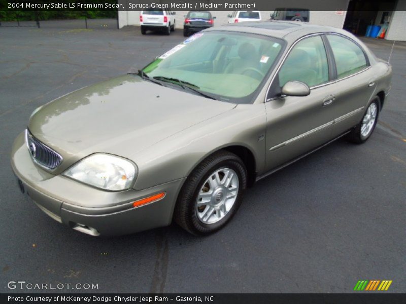 Spruce Green Metallic / Medium Parchment 2004 Mercury Sable LS Premium Sedan