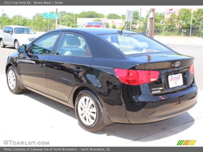 Ebony Black / Stone 2011 Kia Forte EX