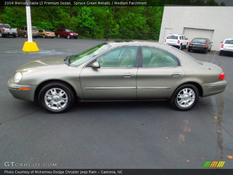 Spruce Green Metallic / Medium Parchment 2004 Mercury Sable LS Premium Sedan