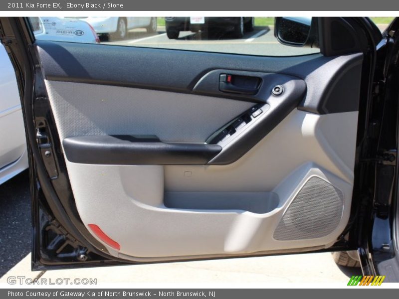 Ebony Black / Stone 2011 Kia Forte EX