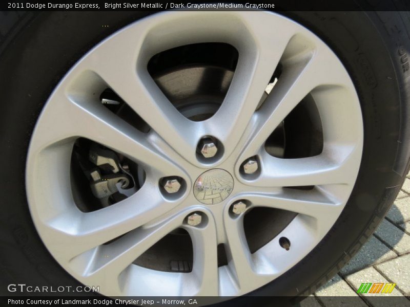 Bright Silver Metallic / Dark Graystone/Medium Graystone 2011 Dodge Durango Express