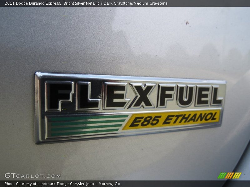 Bright Silver Metallic / Dark Graystone/Medium Graystone 2011 Dodge Durango Express