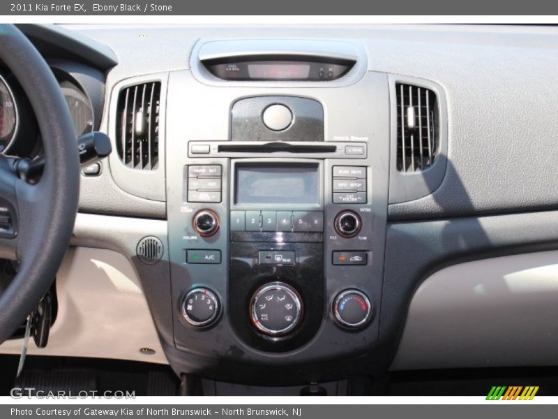 Ebony Black / Stone 2011 Kia Forte EX