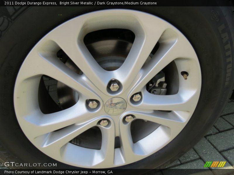 Bright Silver Metallic / Dark Graystone/Medium Graystone 2011 Dodge Durango Express