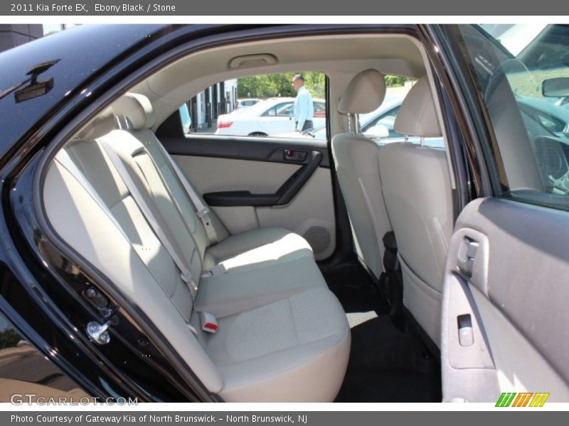 Ebony Black / Stone 2011 Kia Forte EX
