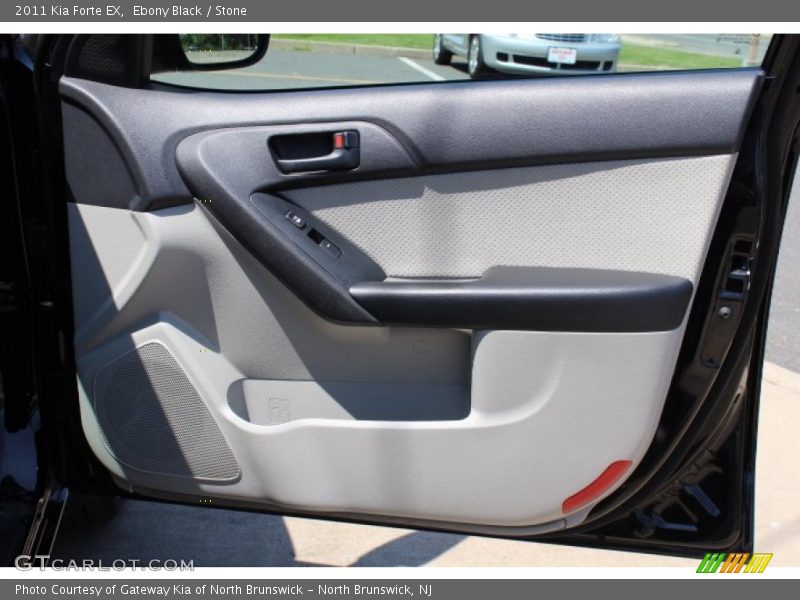 Ebony Black / Stone 2011 Kia Forte EX