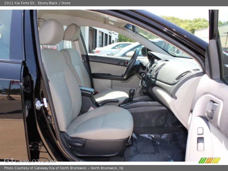 Ebony Black / Stone 2011 Kia Forte EX