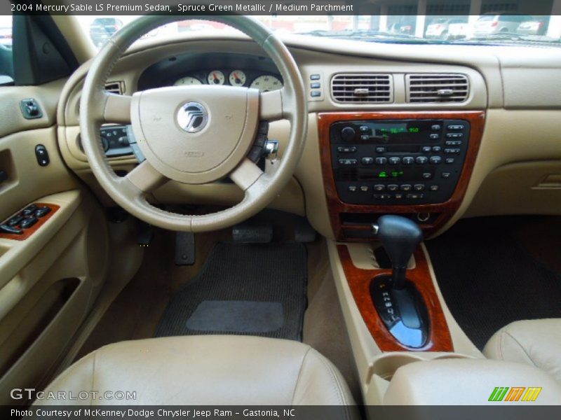 Spruce Green Metallic / Medium Parchment 2004 Mercury Sable LS Premium Sedan