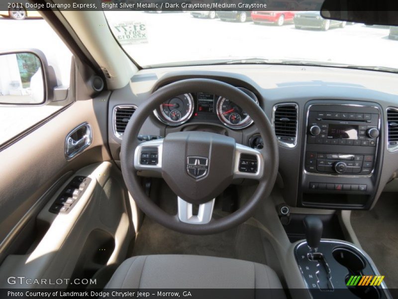Bright Silver Metallic / Dark Graystone/Medium Graystone 2011 Dodge Durango Express
