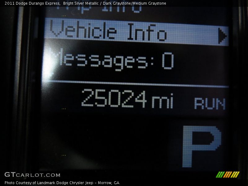 Bright Silver Metallic / Dark Graystone/Medium Graystone 2011 Dodge Durango Express