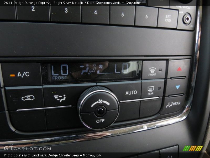 Bright Silver Metallic / Dark Graystone/Medium Graystone 2011 Dodge Durango Express