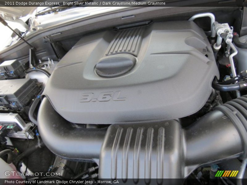Bright Silver Metallic / Dark Graystone/Medium Graystone 2011 Dodge Durango Express