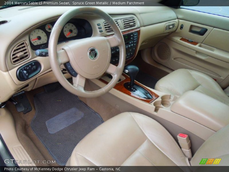 Spruce Green Metallic / Medium Parchment 2004 Mercury Sable LS Premium Sedan