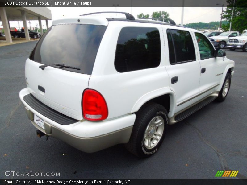Bright White / Taupe 2001 Dodge Durango SLT
