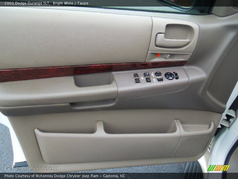 Bright White / Taupe 2001 Dodge Durango SLT
