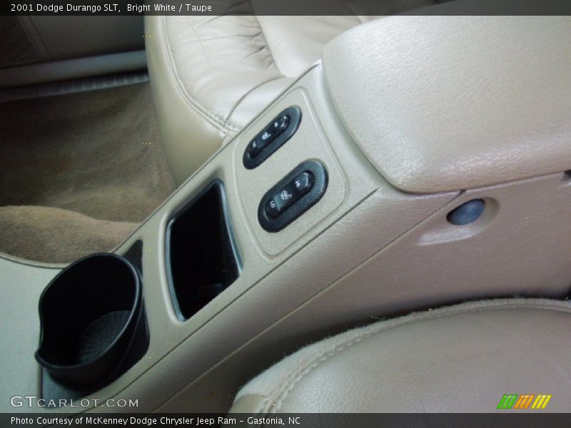 Bright White / Taupe 2001 Dodge Durango SLT