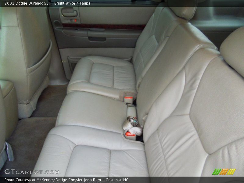 Bright White / Taupe 2001 Dodge Durango SLT