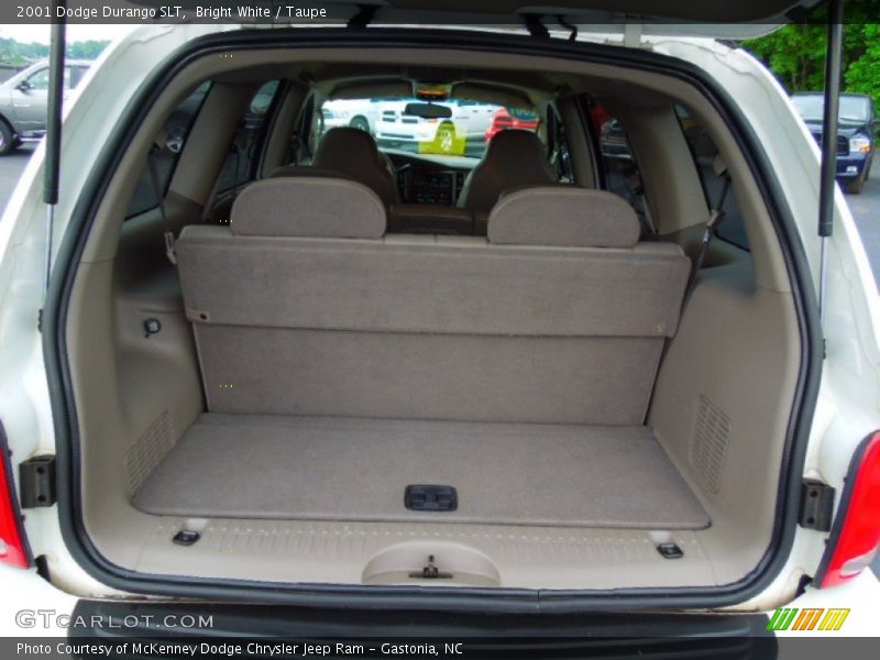 Bright White / Taupe 2001 Dodge Durango SLT