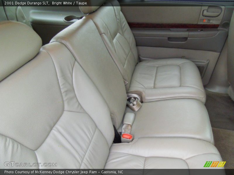 Bright White / Taupe 2001 Dodge Durango SLT