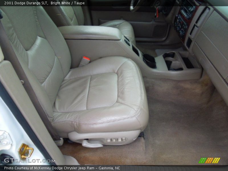 Bright White / Taupe 2001 Dodge Durango SLT