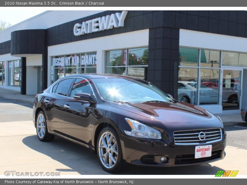 Crimson Black / Charcoal 2010 Nissan Maxima 3.5 SV